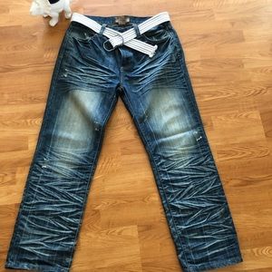 Men’s Denim distressed jeans size 36x32 Gold Label